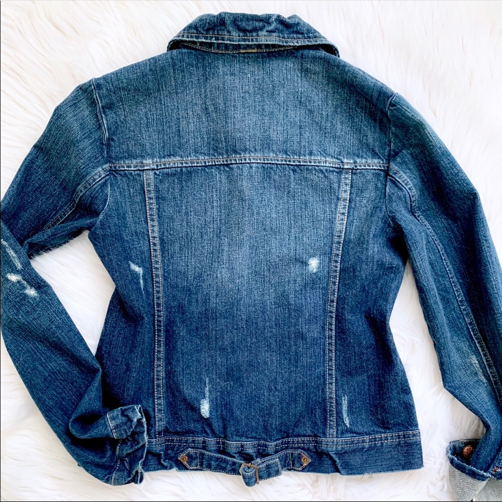 J.Crew Distressed Denim Jacket - Picture 7 of 12
